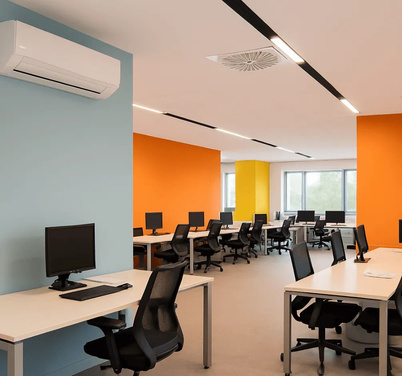 arborescence 1 Installation de climatisation pour professionnel à Valence dans des bureaux